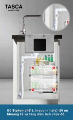 Chậu rửa bát đá NOBINOX TASCA MITO NT861B VI86B - Ảnh 7