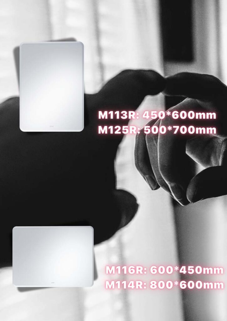 Gương nhà tắm CAESAR M125R 500x700mm - Ảnh 3