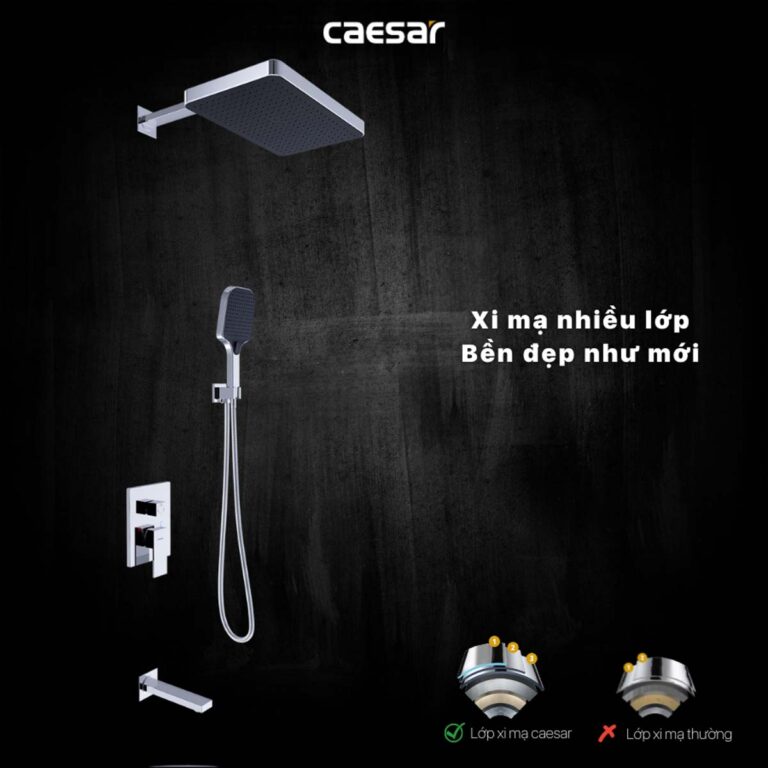 Vòi sen âm tường CAESAR BS659 nóng lạnh - Ảnh 14