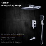 Vòi sen âm tường CAESAR BS659 nóng lạnh - Ảnh 16