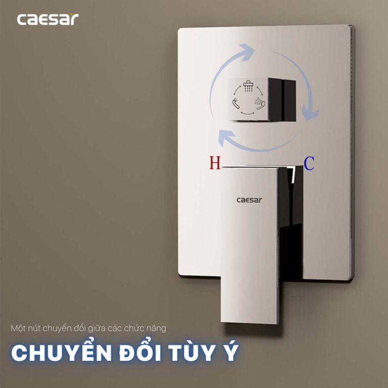 Vòi sen âm tường CAESAR BS659 nóng lạnh - Ảnh 6