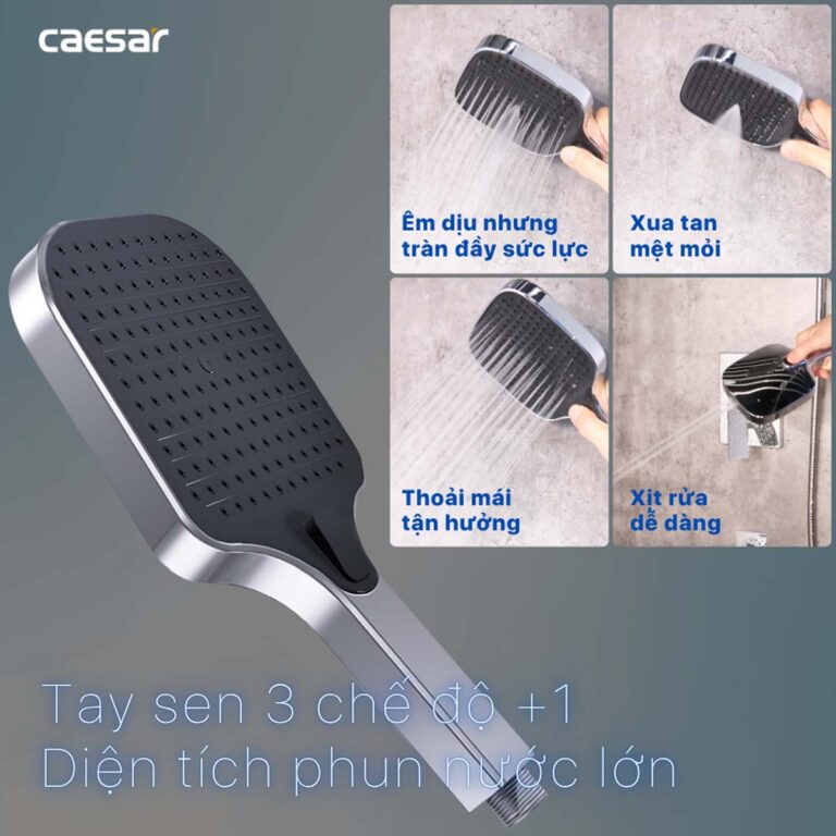 Vòi sen âm tường CAESAR BS659 nóng lạnh - Ảnh 9