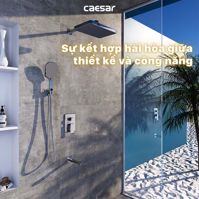 Vòi sen âm tường CAESAR BS659 nóng lạnh - Ảnh 10