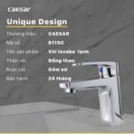Vòi lavabo CAESAR B119C nước lạnh - Ảnh 3
