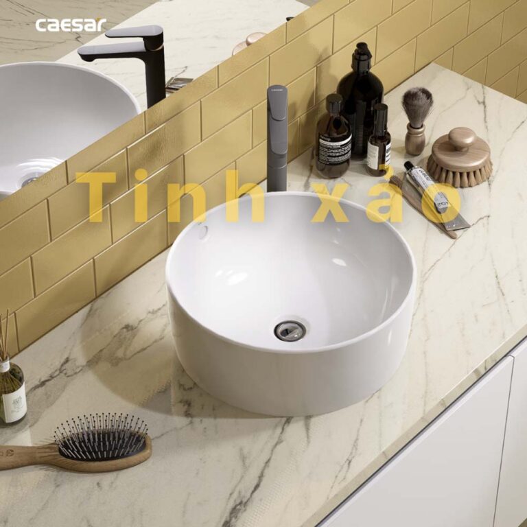 Chậu lavabo đặt bàn CAESAR L5225 - Ảnh 18