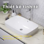Chậu lavabo đặt bàn CAESAR L5262 - Ảnh 10