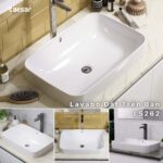 Chậu lavabo đặt bàn CAESAR L5262 - Ảnh 16