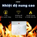 Chậu lavabo treo tường CAESAR LF5370 PF2463 chân lửng - Ảnh 7