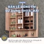 Tủ gương CAESAR EM1180W7V treo tường - Ảnh 9