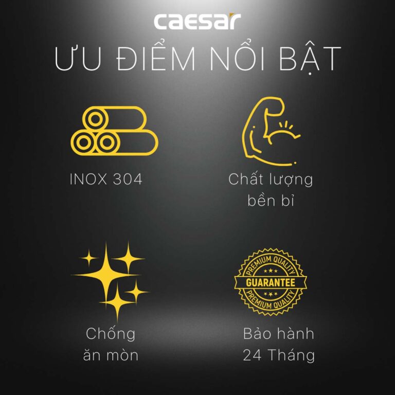 Van khóa T chia nước CAESAR BF428 - Ảnh 6
