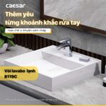 Vòi lavabo CAESAR B119C nước lạnh - Ảnh 4