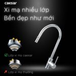 Vòi rửa bát CAESAR K079C lạnh rút dây - Ảnh 15