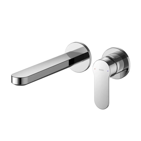 Vòi lavabo TOTO TLS06308A TLS01309B1 2 lỗ âm tường nóng lạnh LH