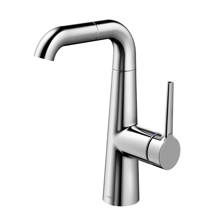 Vòi lavabo TOTO TLS073J0V nóng lạnh rút dây cổ cao