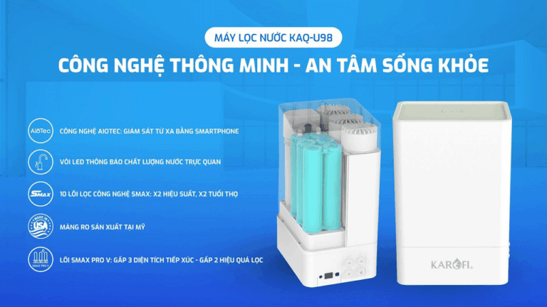 Hệ-thống-Máy-lọc-nước-Karofi-KAQ-U98