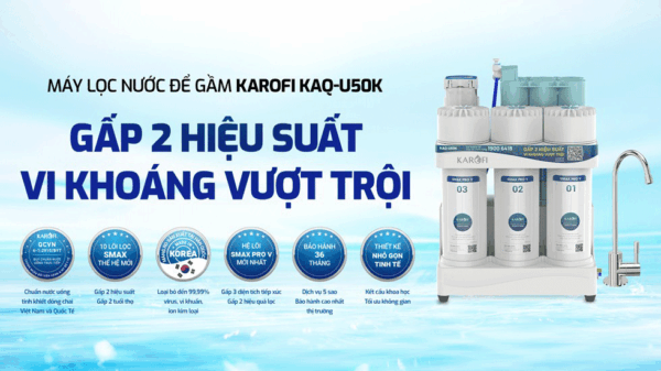 Hiệu-suất-Máy-lọc-nước-Karofi-KAQ-U50K-10-lõi