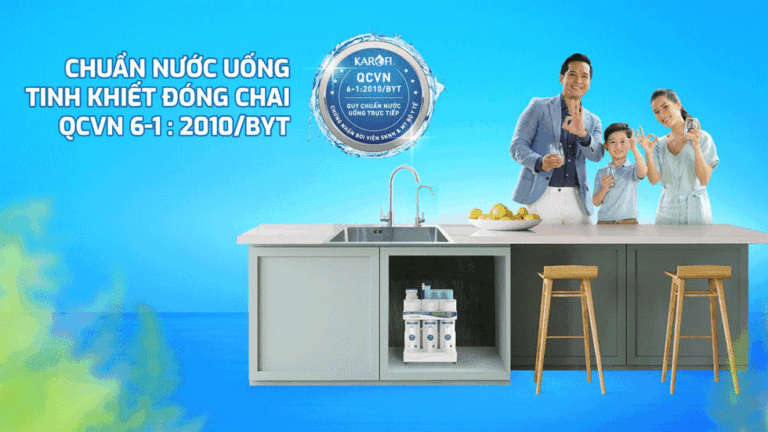 Máy-lọc-nước-Karofi-KAQ-U50K-10-lõi-chuẩn-nước-uống-đóng-chai