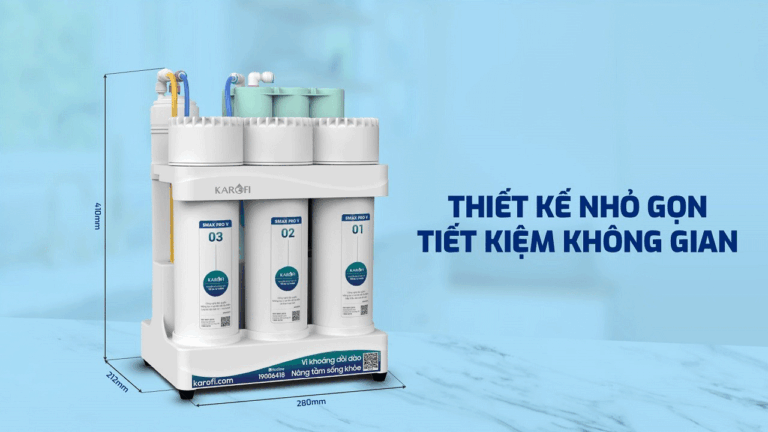 Thiết-kế-nhỏ-gọn-máy-lọc-nước-Karofi-KAQ-U05-PRO
