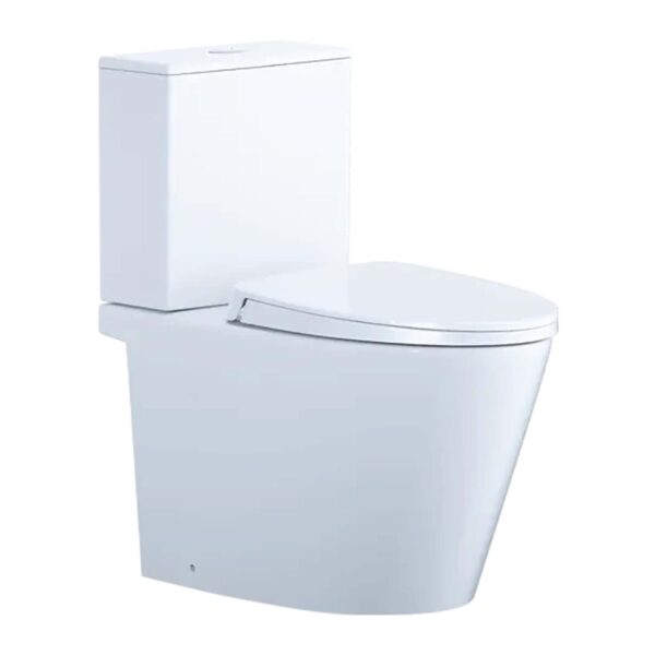 Bồn cầu 2 khối CAESAR CD1342 nắp êm