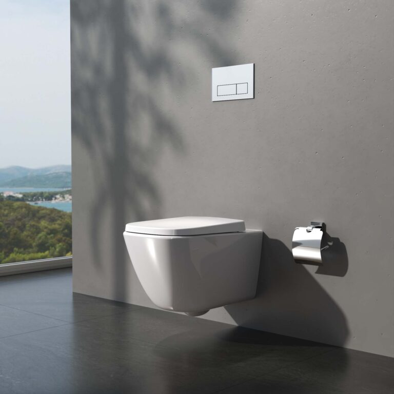 Bồn cầu treo tường VIGLACERA V901 nắp êm - Ảnh 4