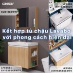 Chậu lavabo đặt bàn CAESAR LF5358 - Ảnh 5