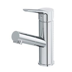 Vòi lavabo CAESAR B190C dây rút nóng lạnh