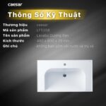 Chậu lavabo đặt bàn CAESAR LF5358 - Ảnh 2