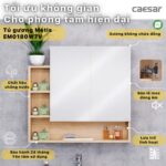 Tủ gương CAESAR EM0180W7V - Ảnh 3