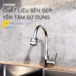Vòi rửa bát CAESAR K695CV nóng lạnh - Ảnh 3