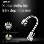 Vòi rửa bát CAESAR K695CV nóng lạnh - Ảnh 12