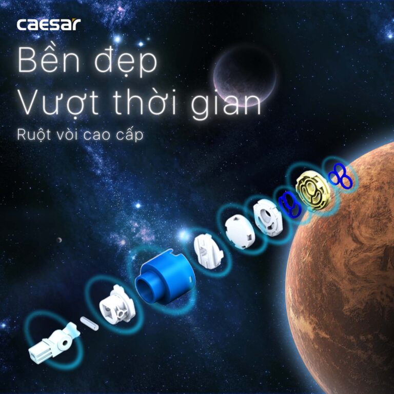 Vòi rửa bát CAESAR K695CV nóng lạnh - Ảnh 8