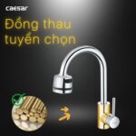 Vòi rửa bát CAESAR K695CV nóng lạnh - Ảnh 10