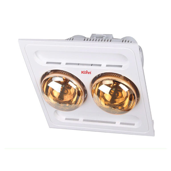 Đèn sưởi KOHN BK03G BK03GR âm trần 2 bóng