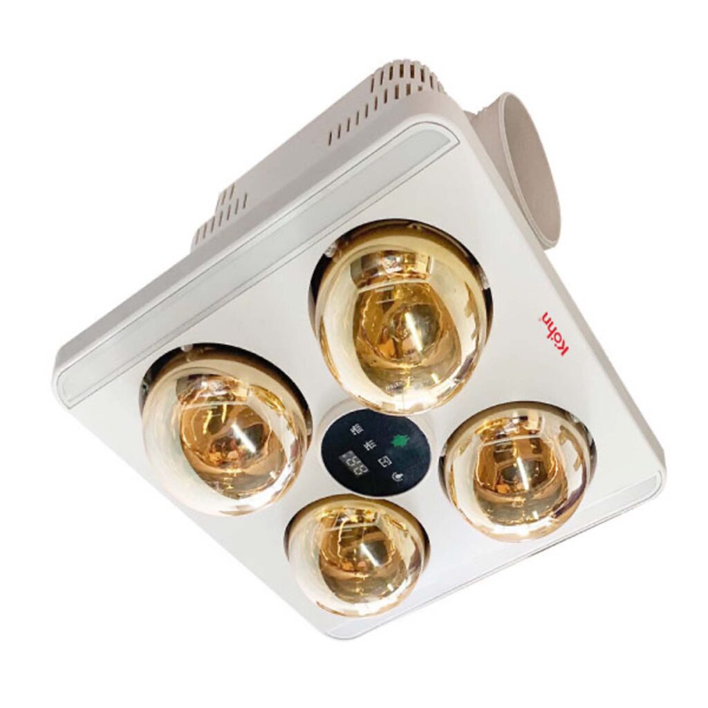 Đèn sưởi KOHN BU06G BU06GR âm trần 4 bóng