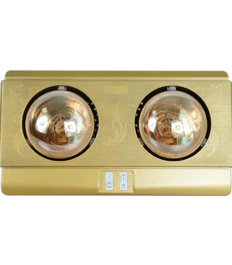 Đèn sưởi KOHN KP02G treo tường 2 bóng