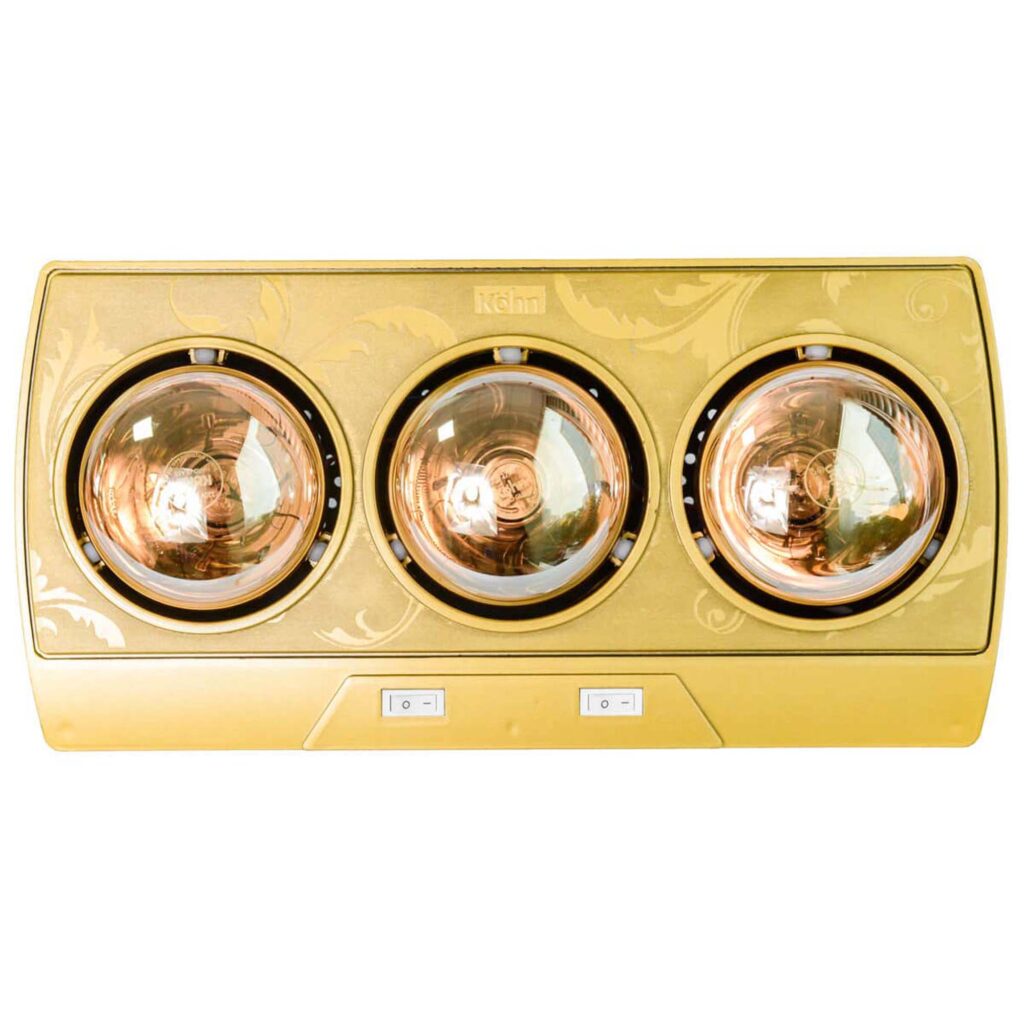 Đèn sưởi KOHN KP03G treo tường 3 bóng