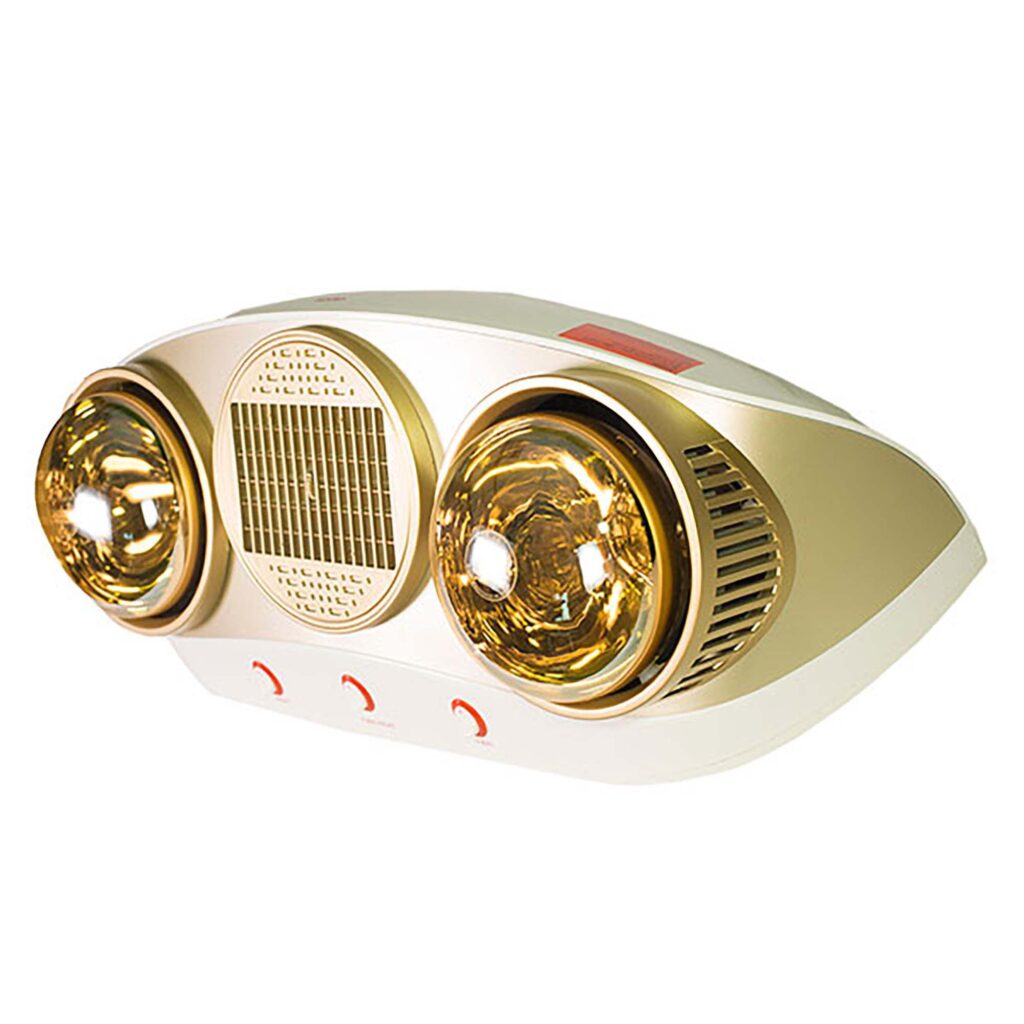 Đèn sưởi KOHN KU02PG treo tường 2 bóng