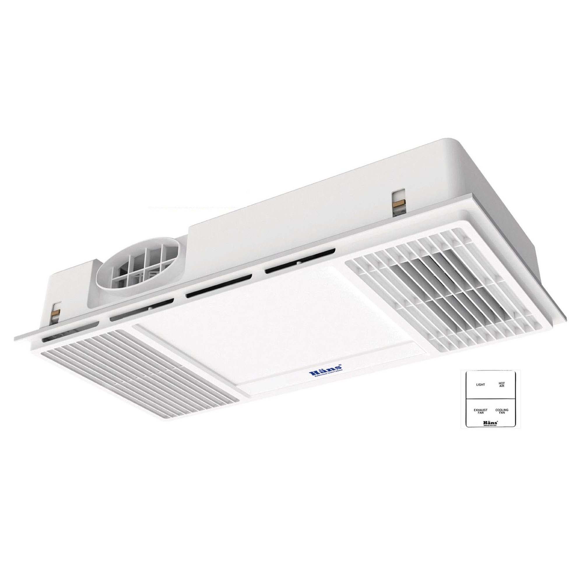 Quạt sưởi nhà tắm HANS HA2 đa năng