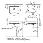 Chậu lavabo đặt bàn INAX AL-638V Aqua Ceramic - Ảnh 2