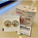 Đèn sưởi KOHN BK03G BK03GR âm trần 2 bóng - Ảnh 11