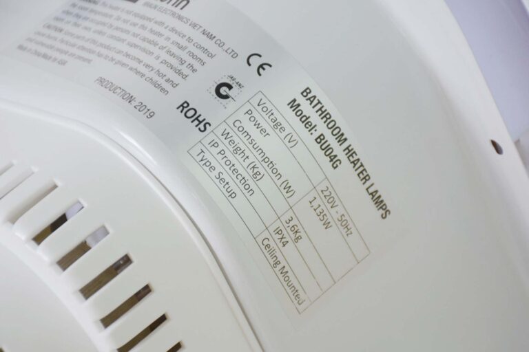 Đèn sưởi KOHN BU04G BU04GR âm trần 4 bóng - Ảnh 11