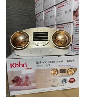 hinh anh thuc te Den suoi KOHN KU03PG treo tuong 3 bong 1