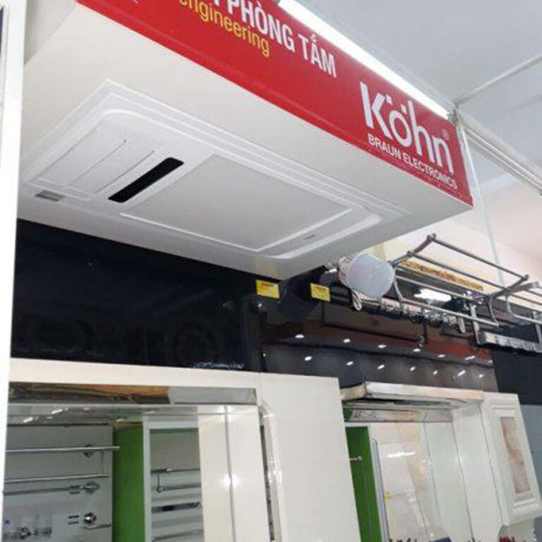 Quạt sưởi nhà tắm KOHN PT02G âm trần đa năng - Ảnh 9