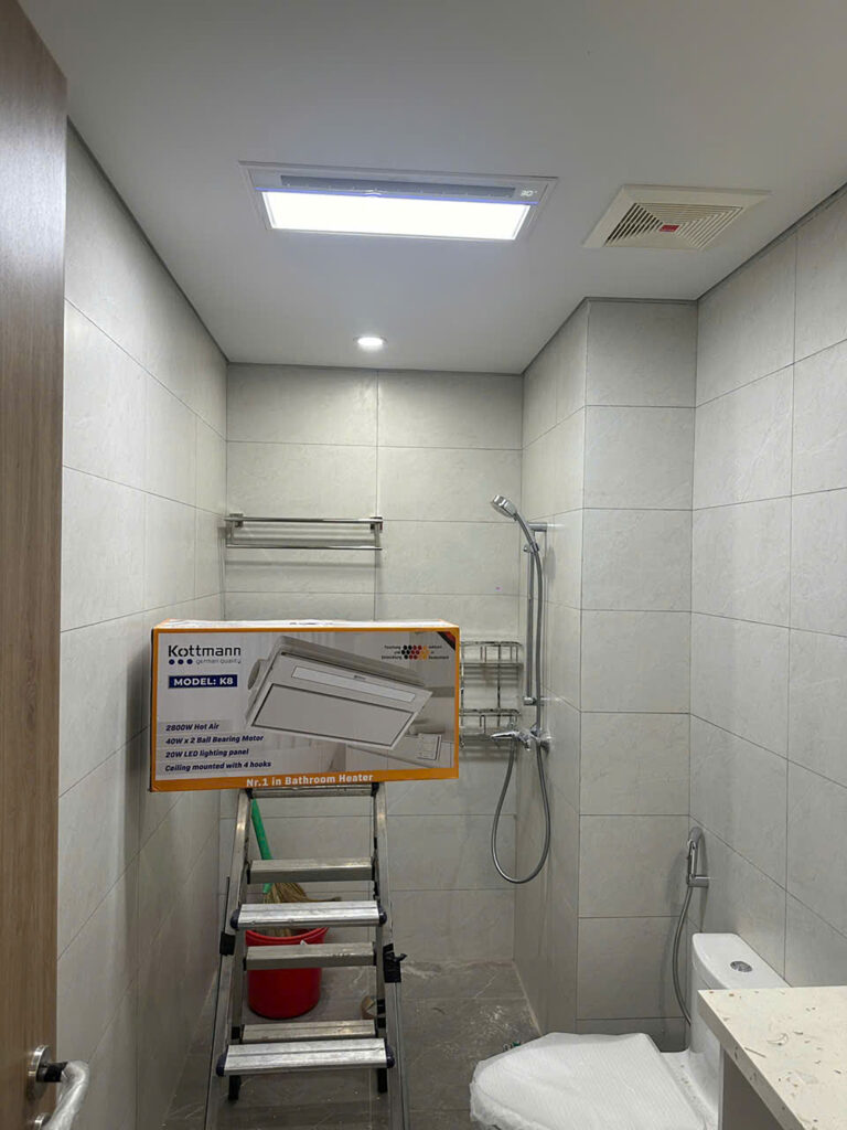 Quạt sưởi nhà tắm KOTTMANN K8 đa năng - Ảnh 8