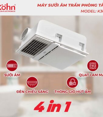 tinh nang Quat suoi nha tam KOHN K30G am tran da nang 1