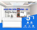 Quạt sưởi nhà tắm KOTTMANN K8 đa năng - Ảnh 4