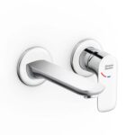 Vòi lavabo AMERICAN STANDARD WF-1M04 2 lỗ âm tường nóng lạnh